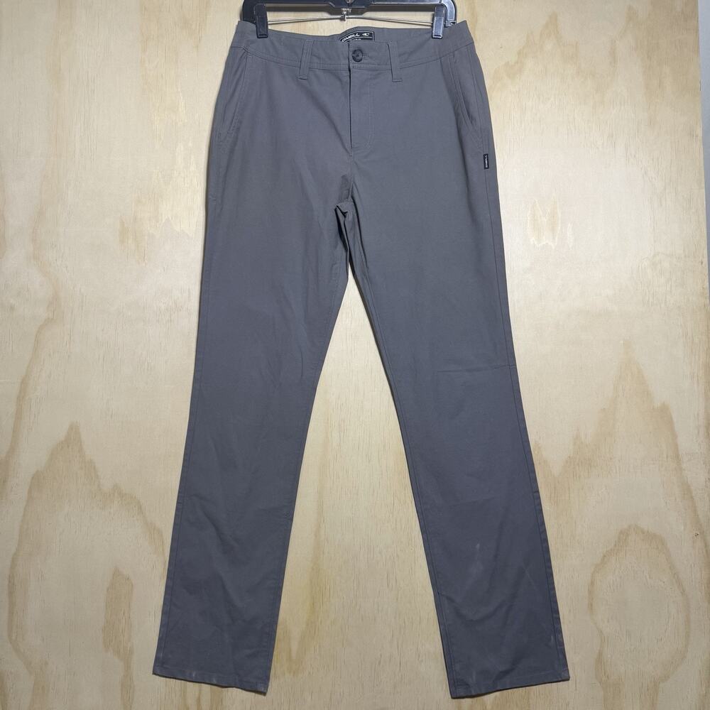 O’Neill Hybrid Pants Mens 30x33 Gray Stretch‎ Casual Surf Travel Chino